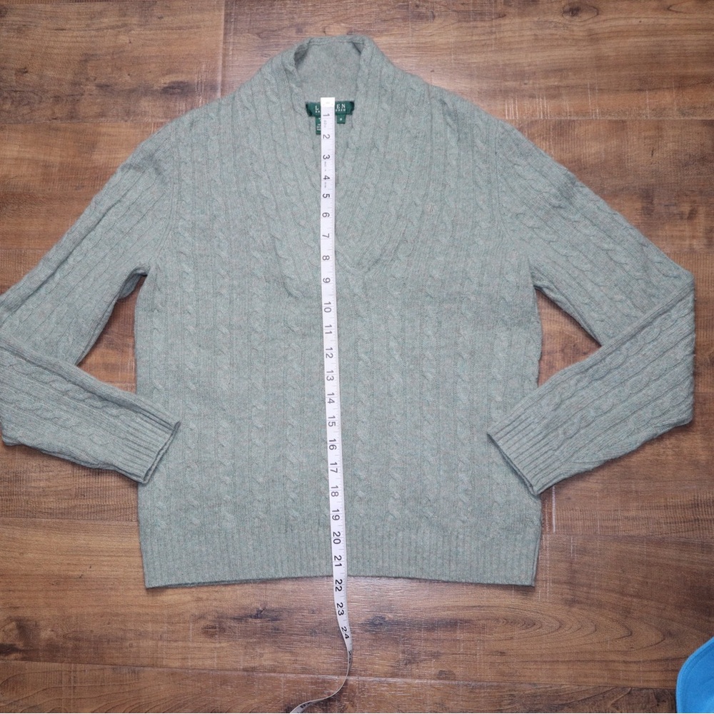 Lauren Ralph Lauren wool blend long sleeve sweater - Picture 7 of 8
